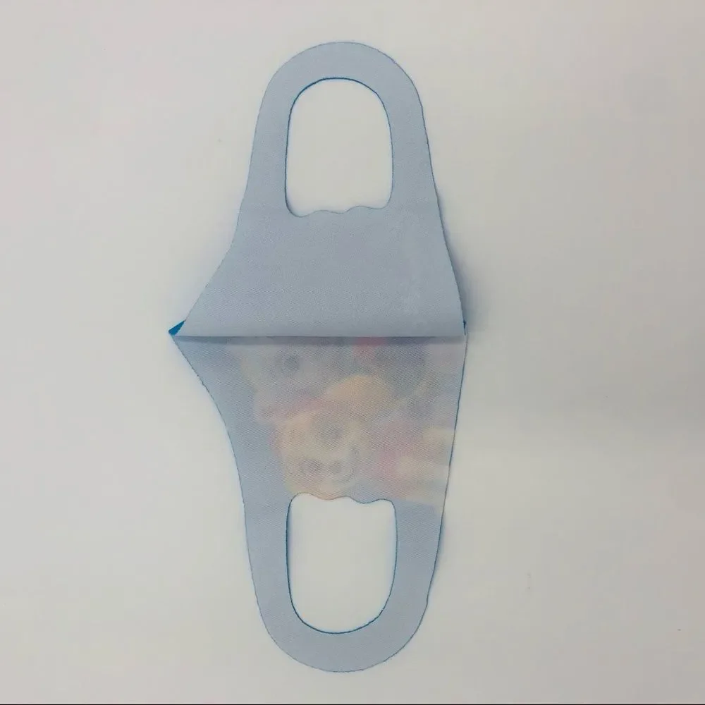 Brand‎ New Kids Paw Patrol Blue Reusable Face Mask Material Ice Silk